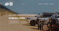 Desktop Screenshot of obrien4wd.com.au