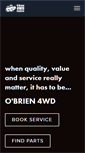 Mobile Screenshot of obrien4wd.com.au